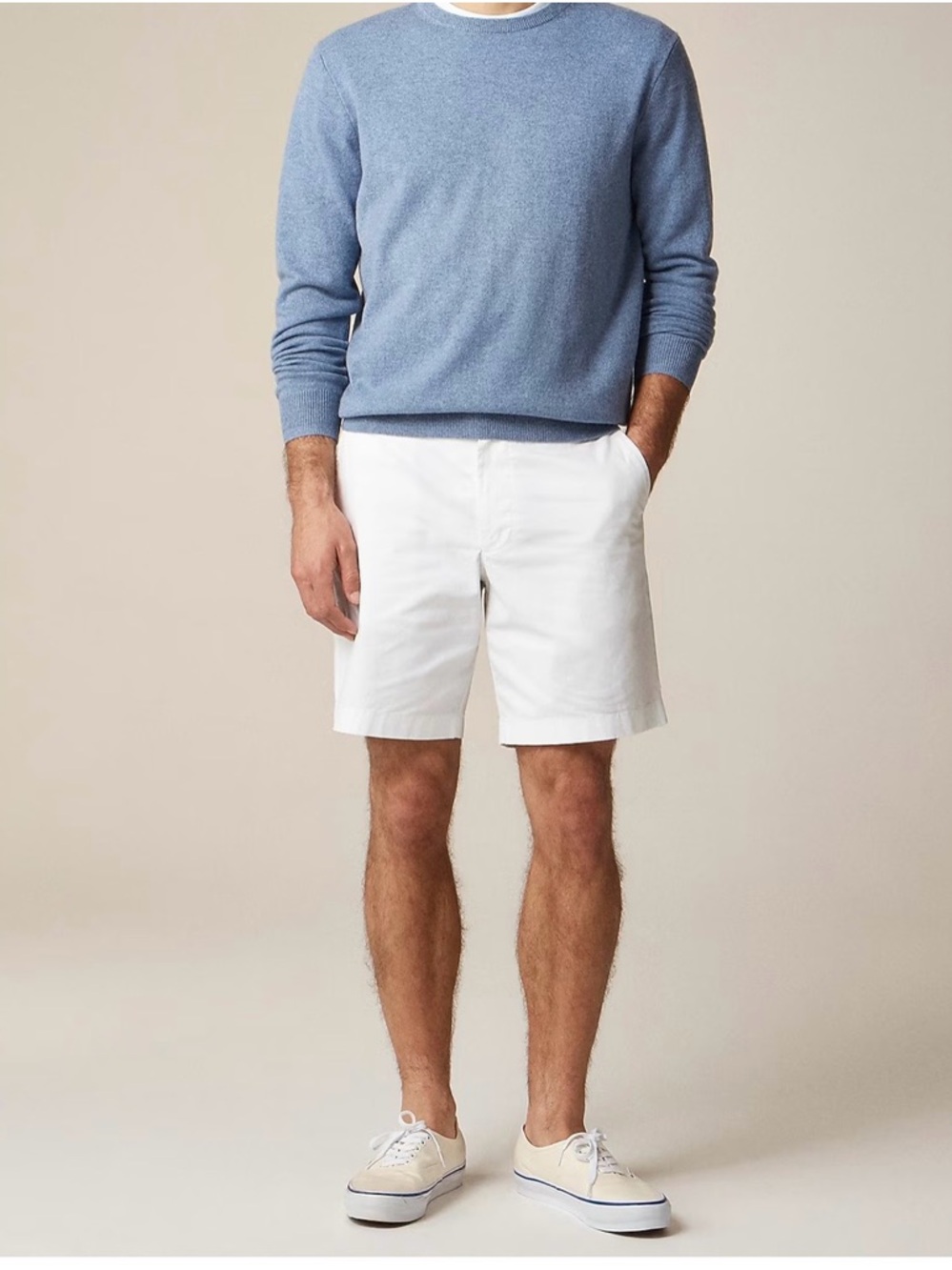 J Crew Men’s 30” Waist 9" Portsider stretch chino short